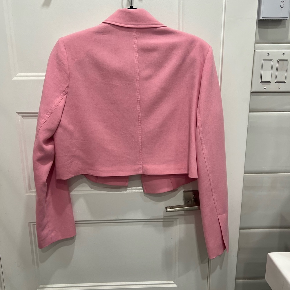 Pink cropped blazer from Zara - Picture 4 of 4
